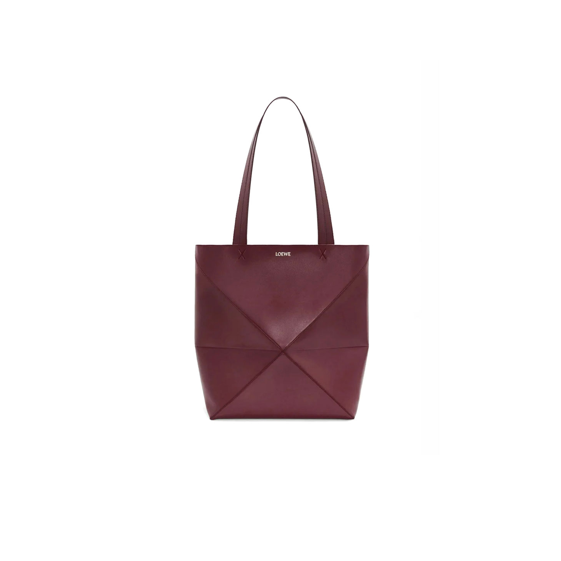 L0ew* xl puzzle fold tote in shiny calfskin b933q18x01 (42*41*18cm)